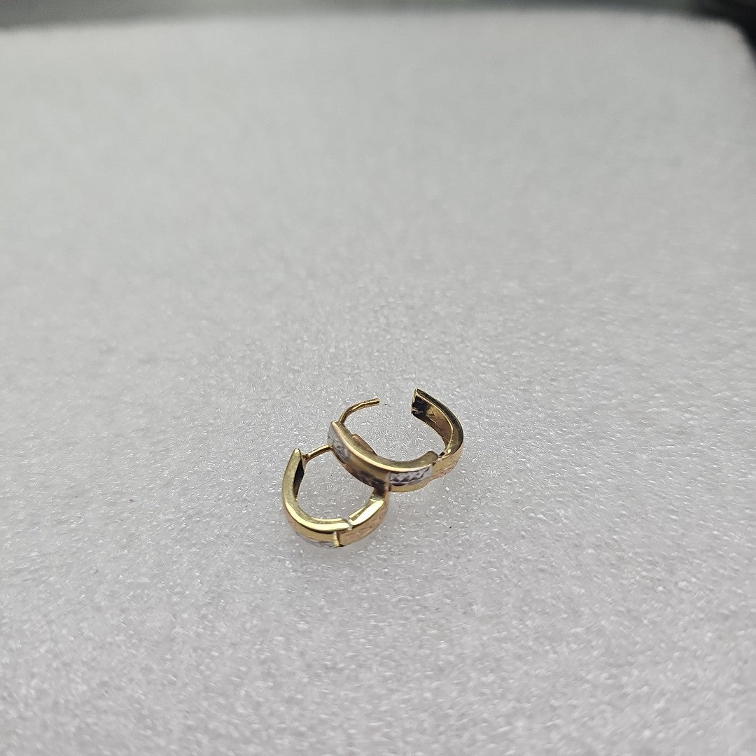 ARRACADAS PAR ORO 14 K 0.8 GRMS (SEMINUEVO)