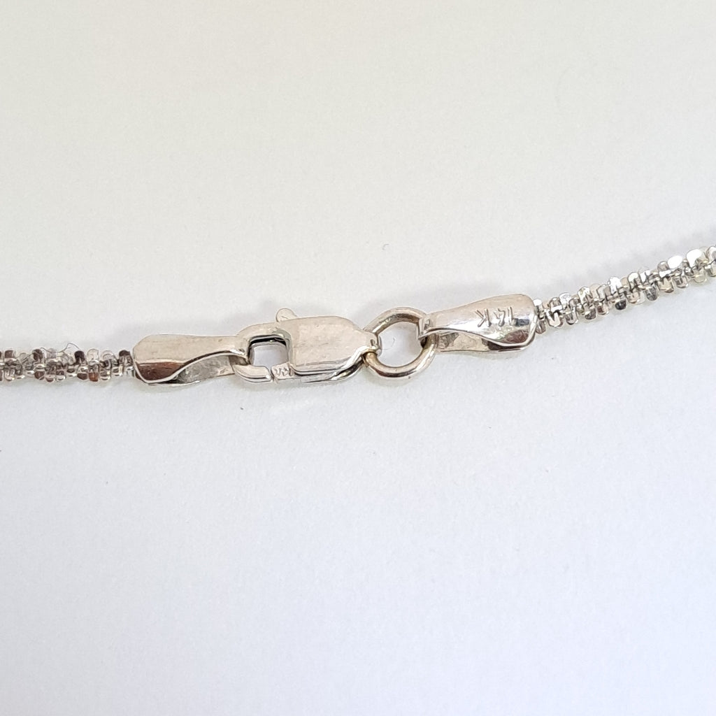 CADENA ORO BLANCO 14 K 4,50 GRMS (SEMINUEVO)