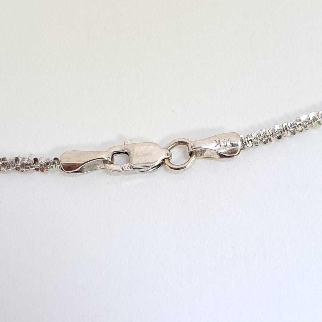 CADENA ORO BLANCO 14 K 4,50 GRMS (SEMINUEVO)