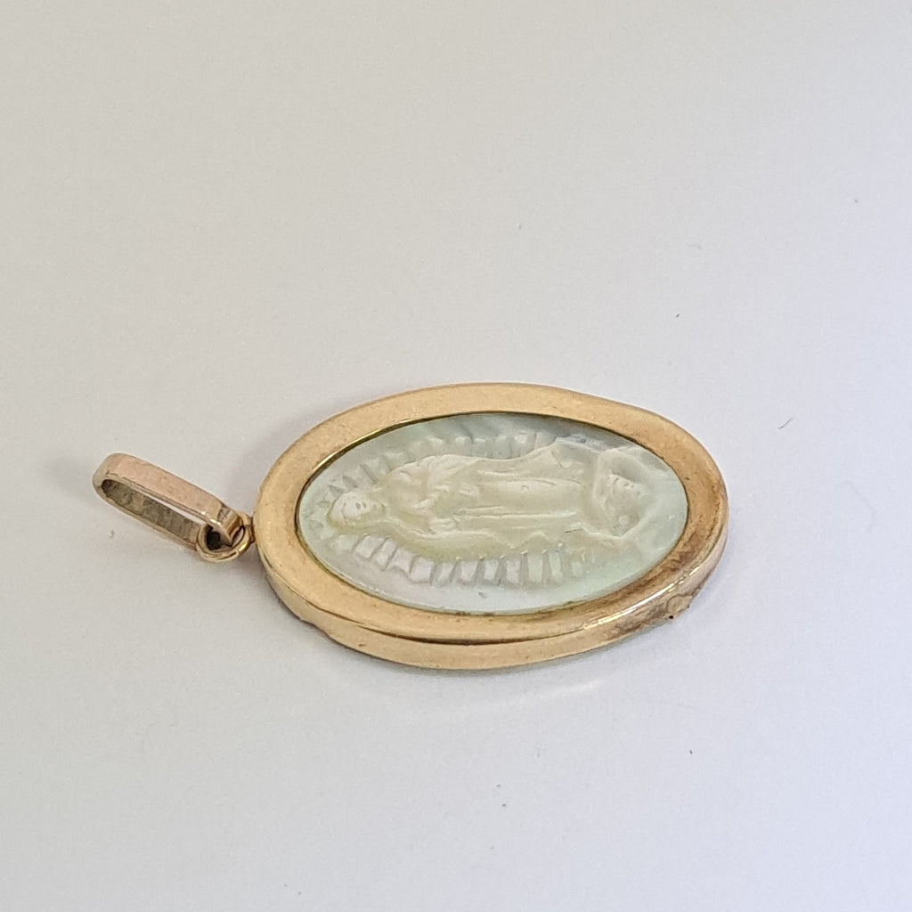 MEDALLA RELIGIOSA ORO 10 K 7.1 GRMS (SEMINUEVO)