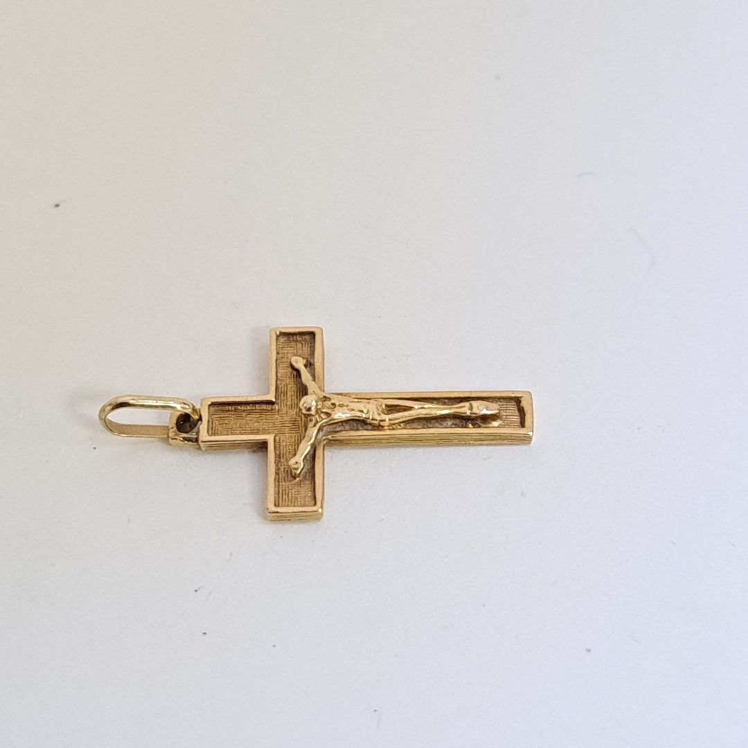 CRUCIFIJO ORO 14 K 1.7 GRMS (SEMINUEVO)