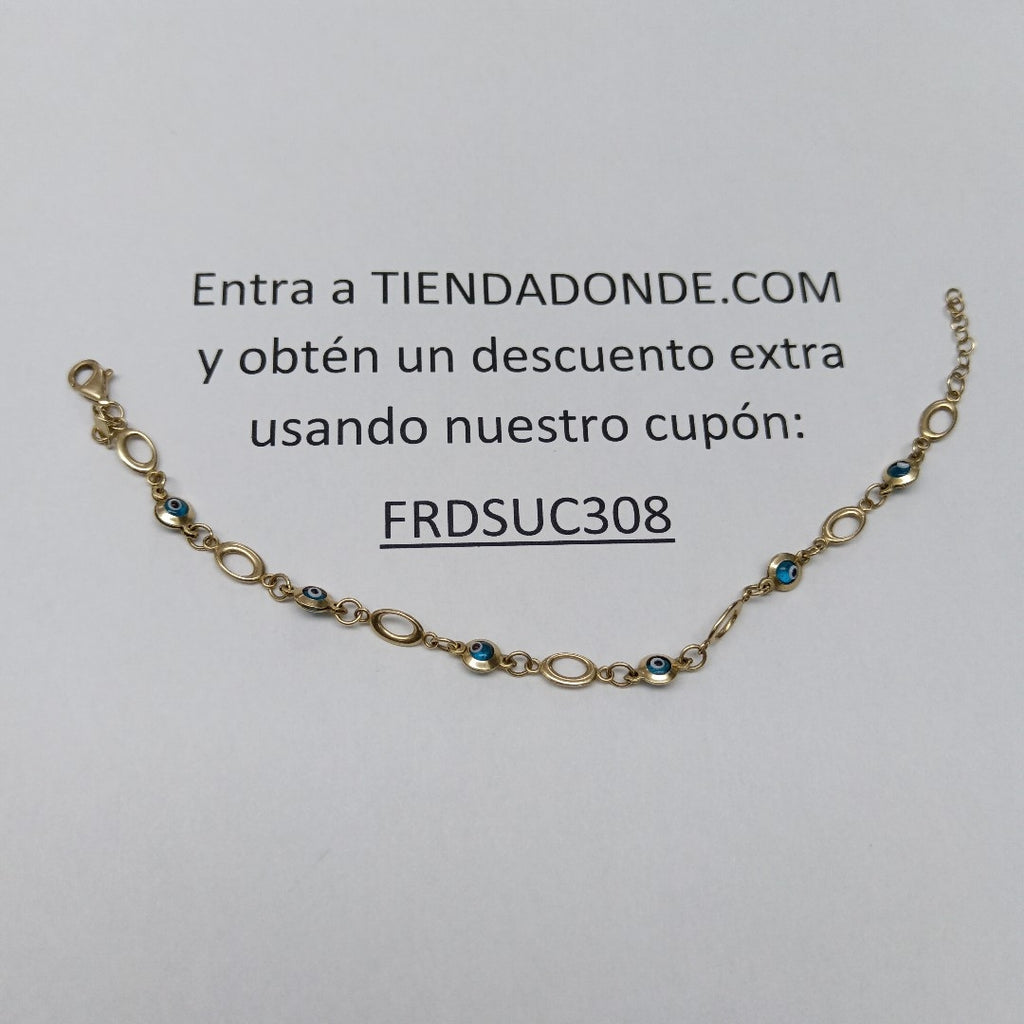 PULSERA ORO 14 K 3.6 GRMS (SEMINUEVO)