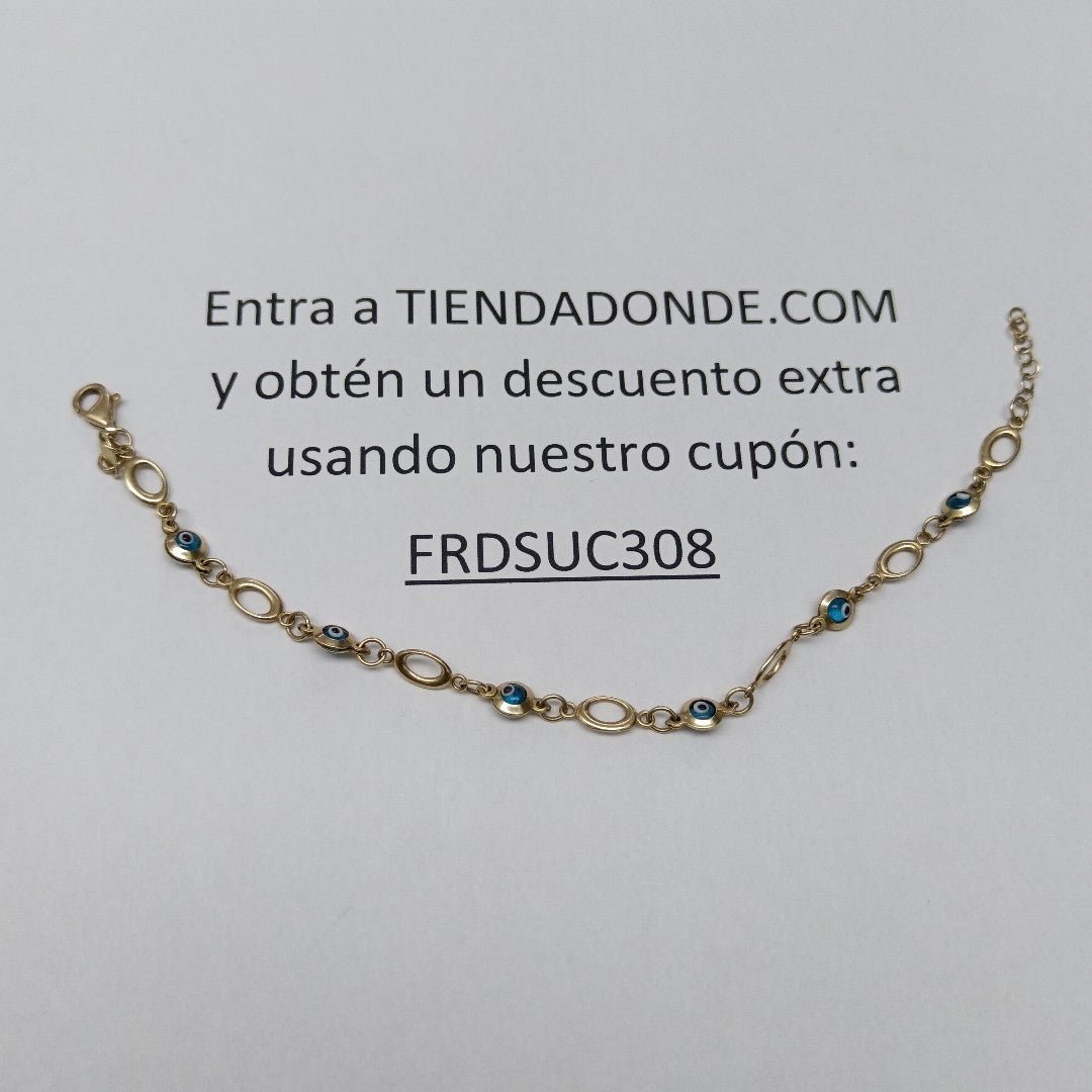 PULSERA ORO 14 K 3.6 GRMS (SEMINUEVO)