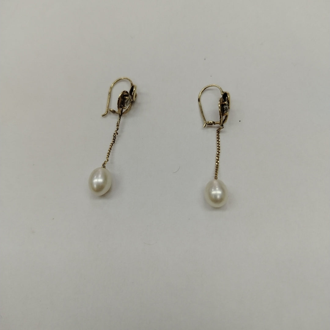 ARETES PAR ORO 10 K 2 GRMS (SEMINUEVO)
