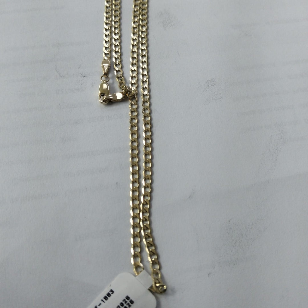 CADENA TEJIDO BARBADA 14K 55 CM 8.3 GR (NUEVO)
