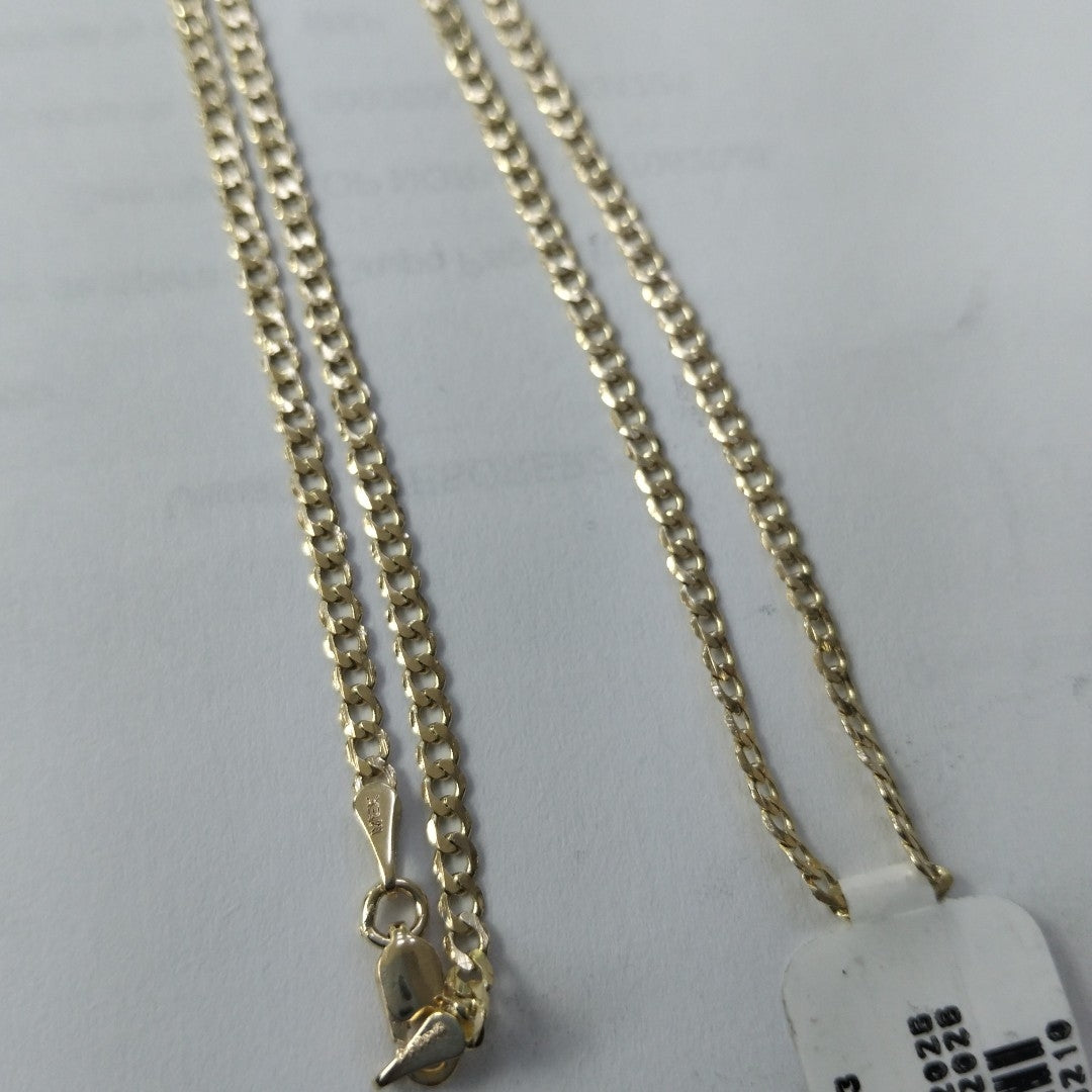 CADENA BARBADA 14K 55 CM 5 GR (NUEVO)