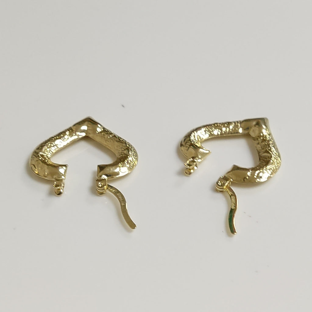 ARETES ARRACADAS 14K 1.8 GR (NUEVO)
