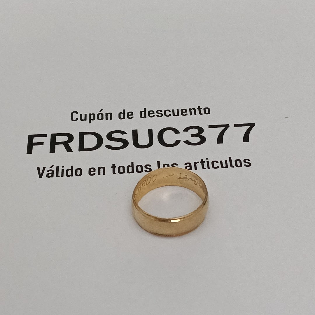 ARGOLLA ORO 14 K 1.7 GRMS (SEMINUEVO)