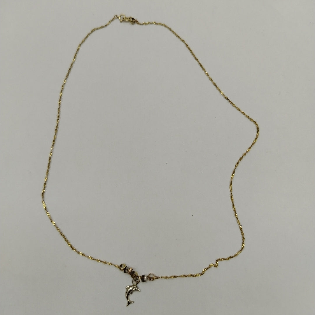 GARGANTILLA ORO 10 K 1.4 GRMS (SEMINUEVO)