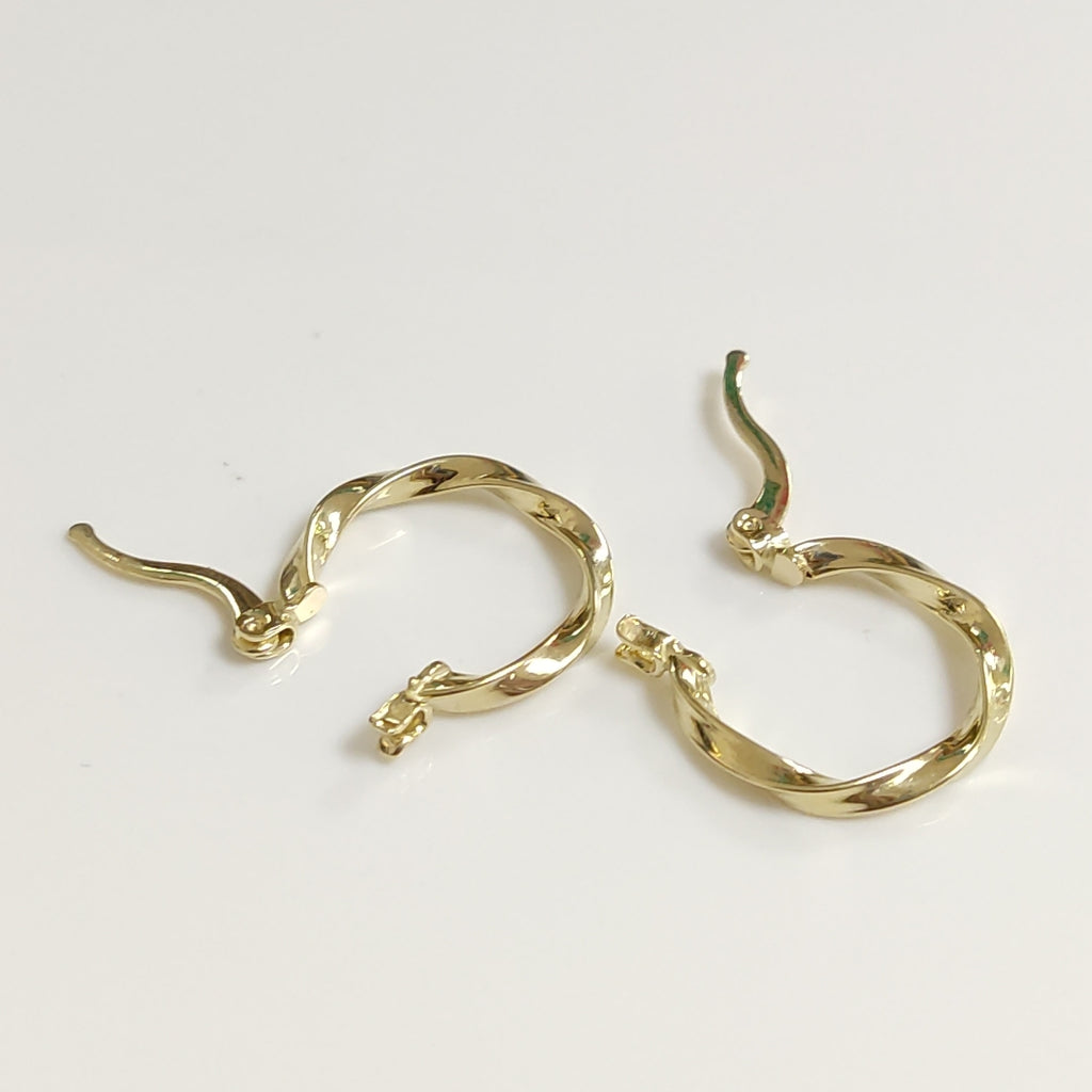 ARETES ARRACADAS TORZAL 14K 1.2 GR (NUEVO)