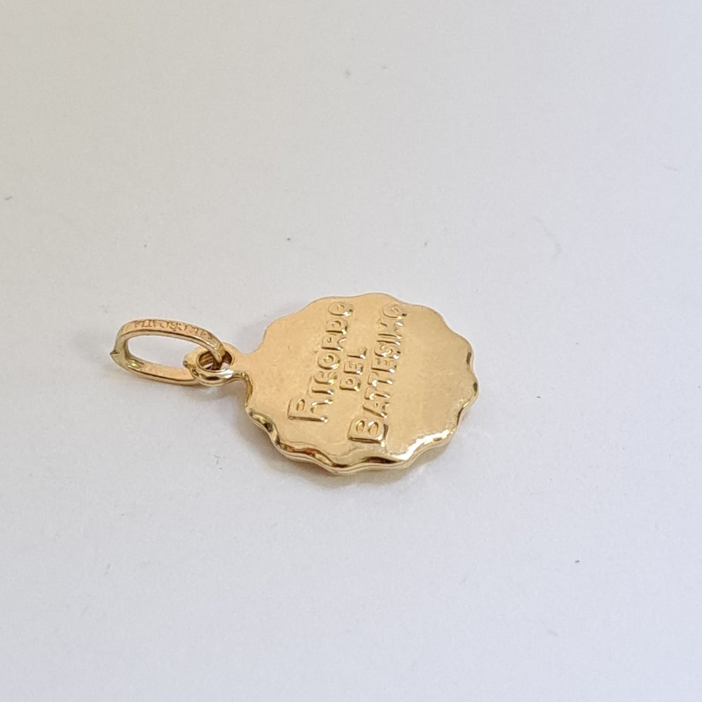 MEDALLA RELIGIOSA ORO 14 K 1,70 GRMS (SEMINUEVO)