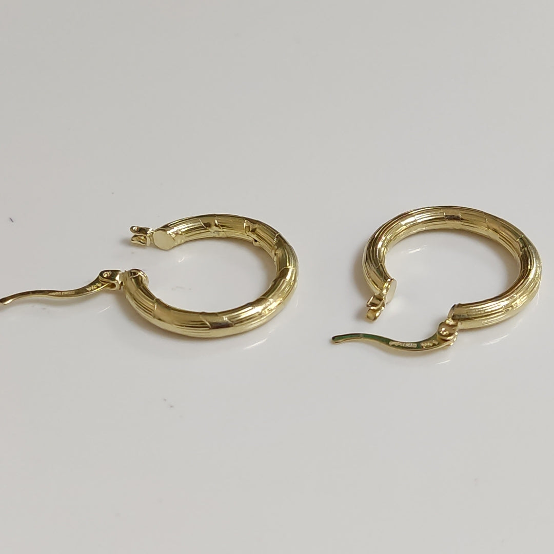 ARETES ARRACADAS 14K 2.7 GR (NUEVO)