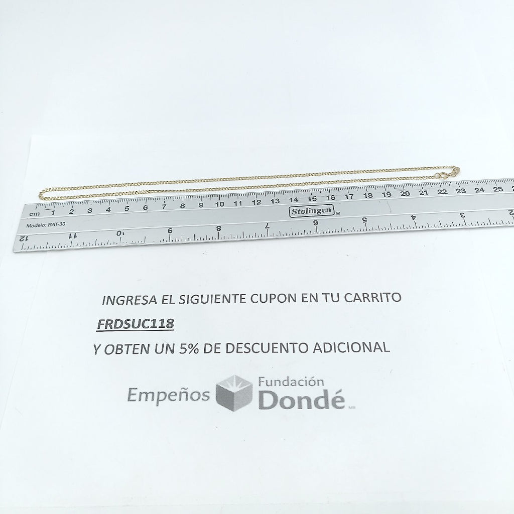 CADENA ORO 10 K 2.9 GRMS (SEMINUEVO)