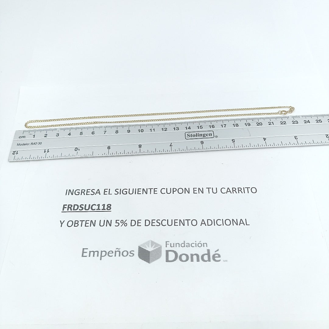 CADENA ORO 10 K 2.9 GRMS (SEMINUEVO)