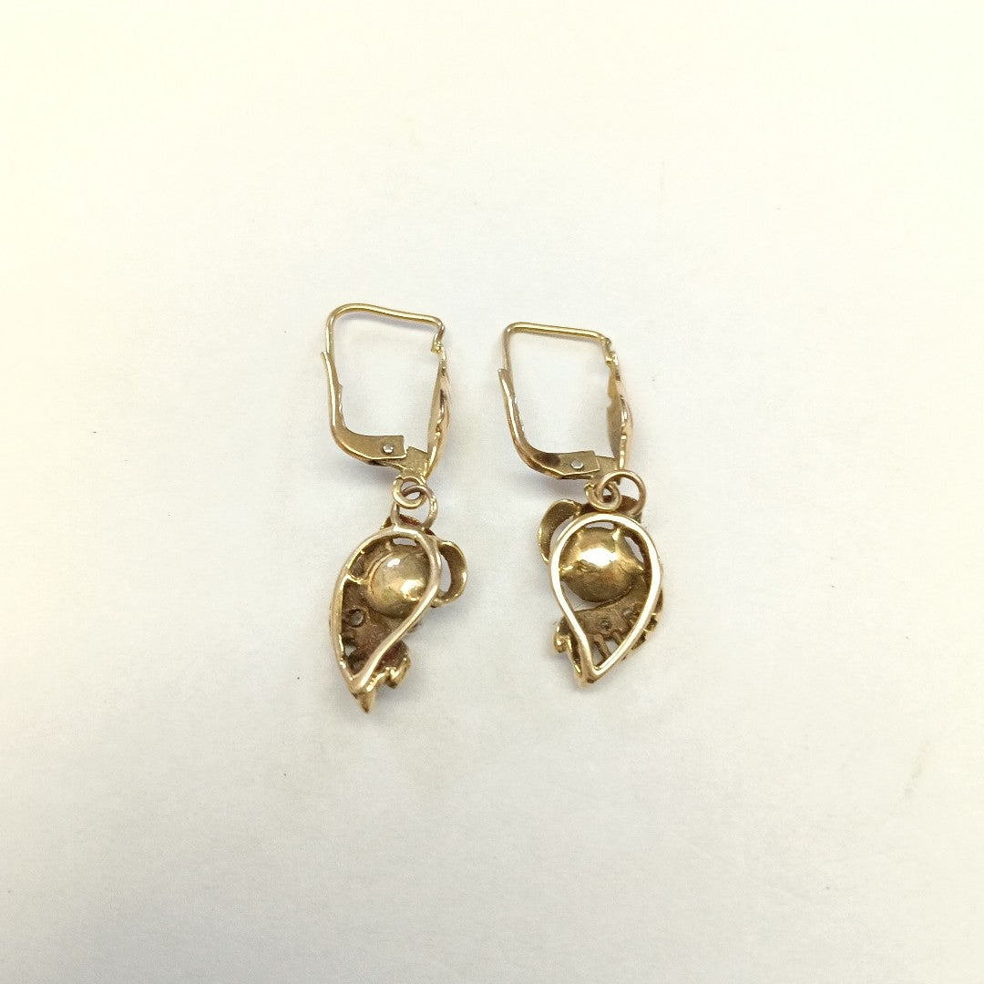 ARETES PAR ORO 10 K 3.4 GRMS (SEMINUEVO)