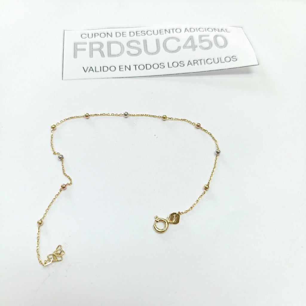 PULSERAS DAMA ORO 14K 0.8 (NUEVO)
