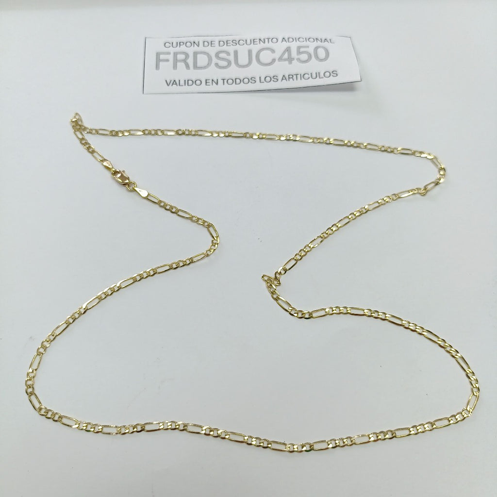 CADENA 3X1 14K 60 CM 4.9 GR (NUEVO)