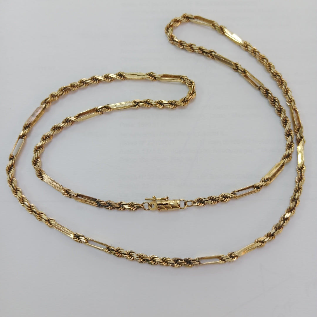 CADENA ORO 14 K 24.4 GRMS (SEMINUEVO)