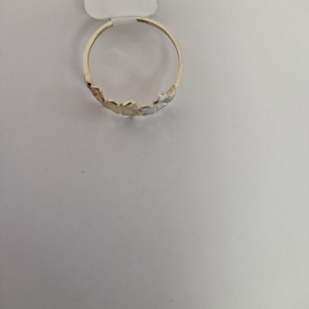 ANILLOS ANILLITO FIG FLORES 10K TALLA 8 1.3 GR (NUEVO)