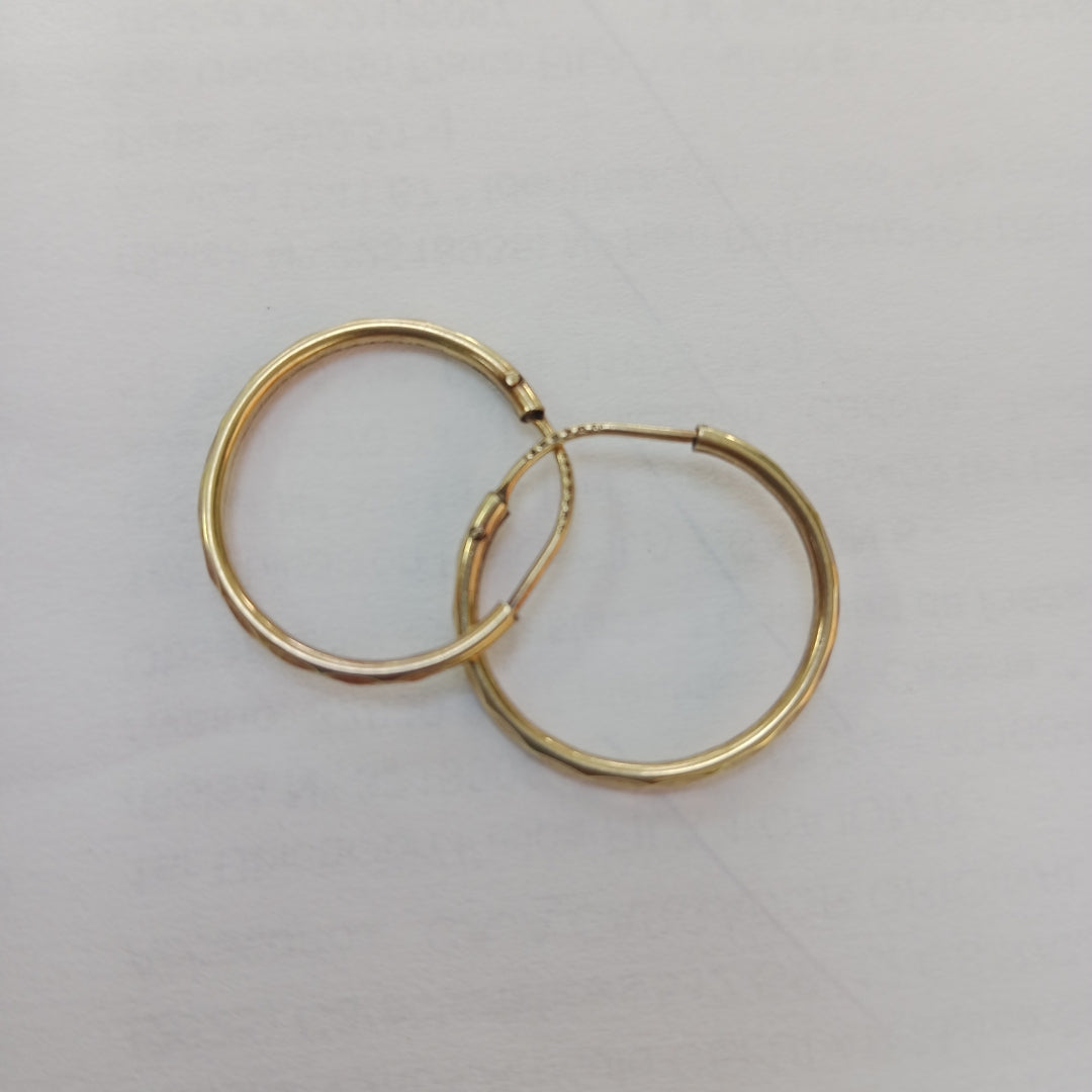 ARRACADAS PAR ORO 14 K 1 GRMS (SEMINUEVO)