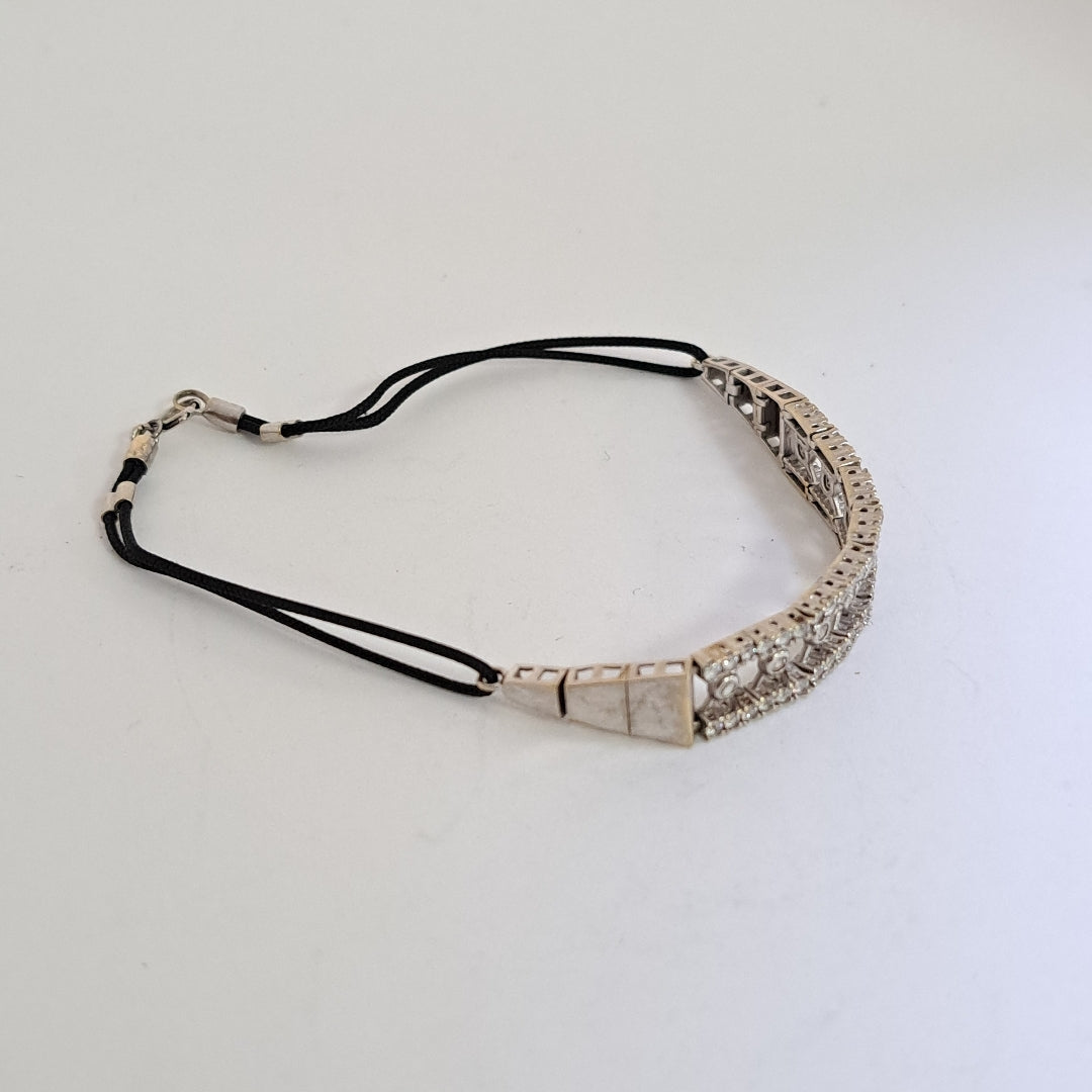 PULSERA ORO BLANCO 14 K 5,00 GRMS (SEMINUEVO)