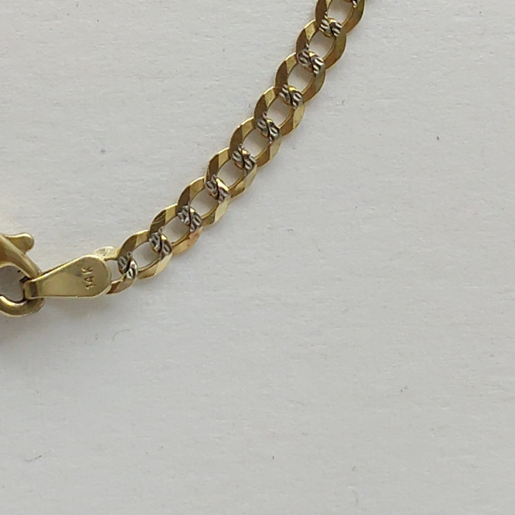 CADENA ORO, RODIADO 14 K 6.3 GRMS (SEMINUEVO)