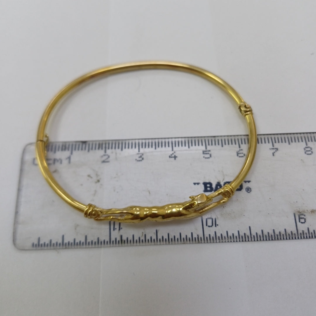 PULSERA RIGIDA ORO 14 K 7,70 GRMS (SEMINUEVO)