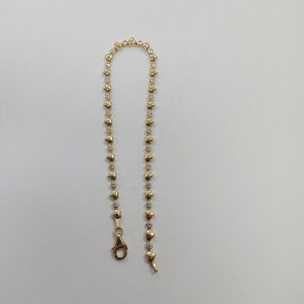 PULSERAS DAMA ORO 14K 3.5 (NUEVO)