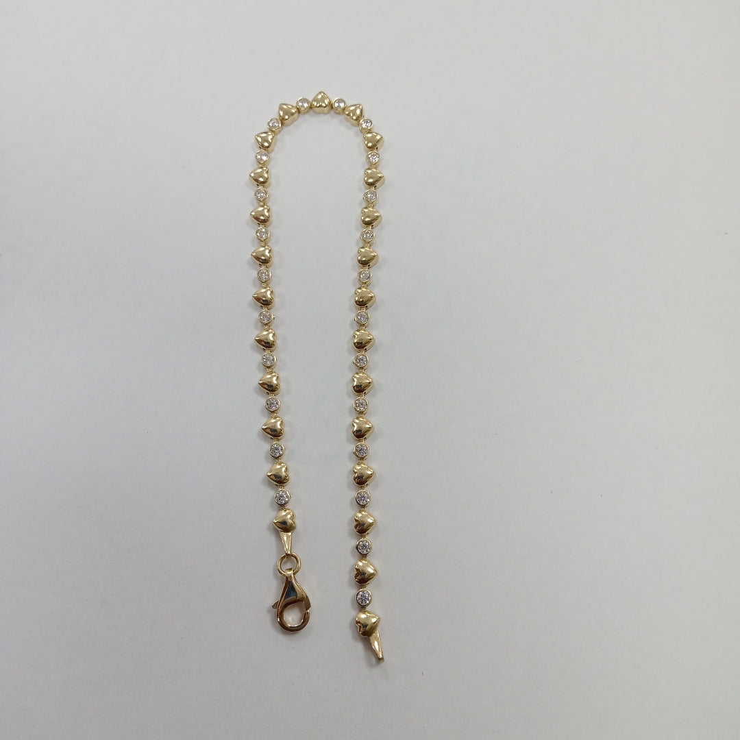PULSERAS DAMA ORO 14K 3.5 (NUEVO)