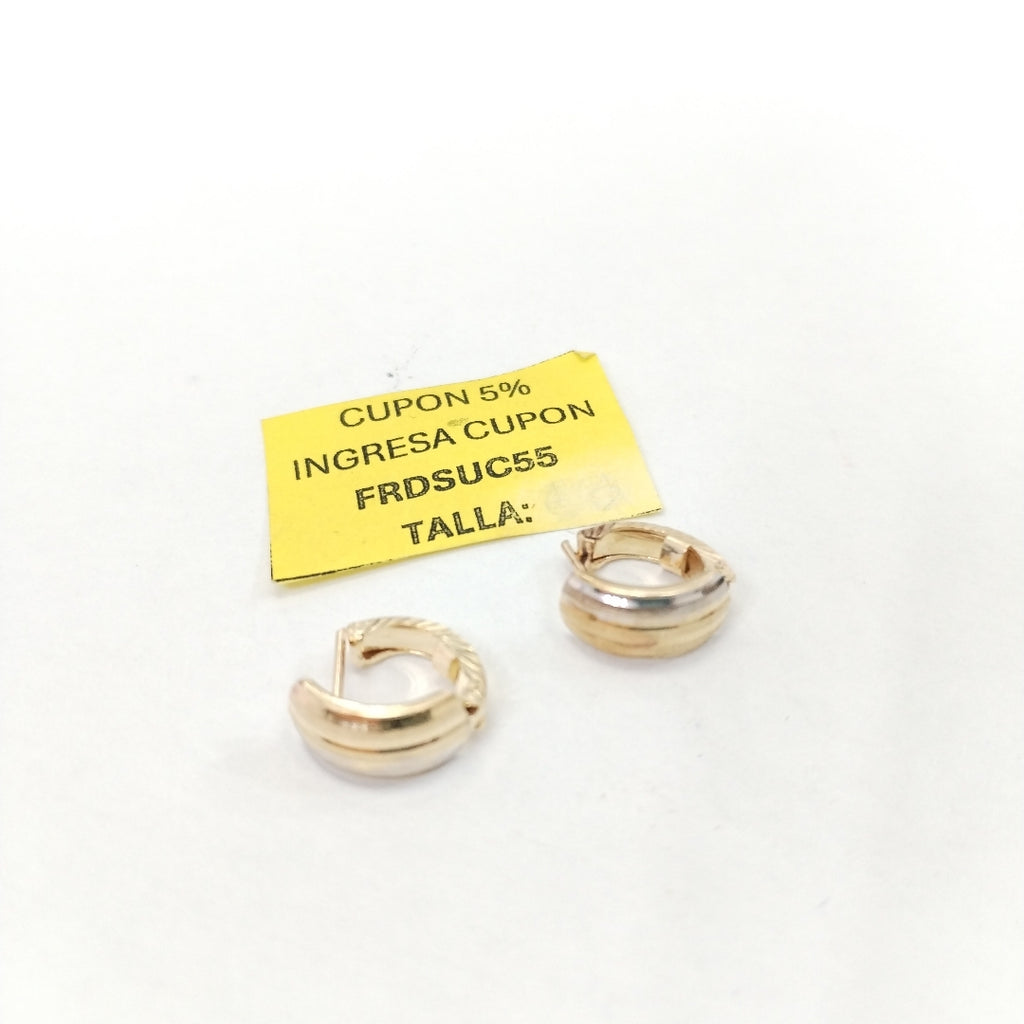 ARRACADAS PAR ORO 14 K 2,30 GRMS (SEMINUEVO)