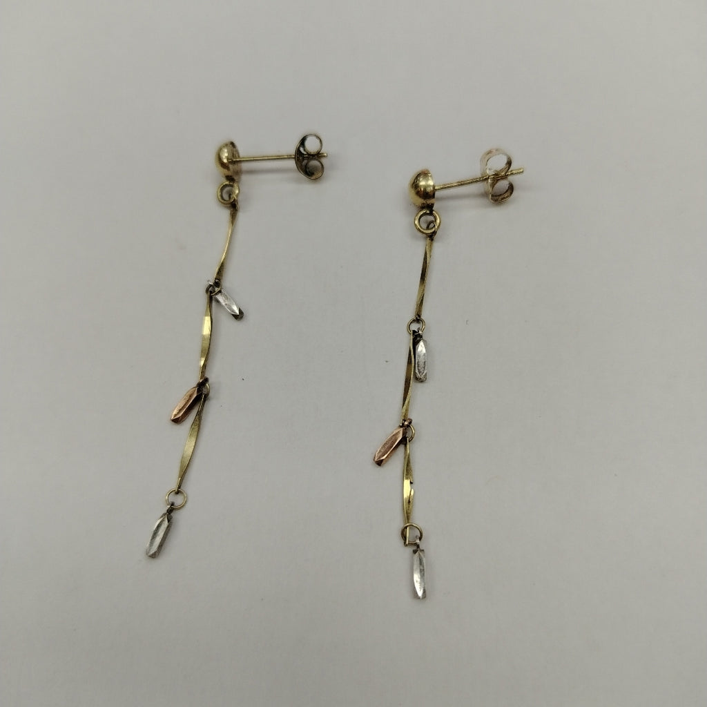 BROQUELES PAR ORO, ORO COMBINADO 14 K 1.5 GRMS (SEMINUEVO)