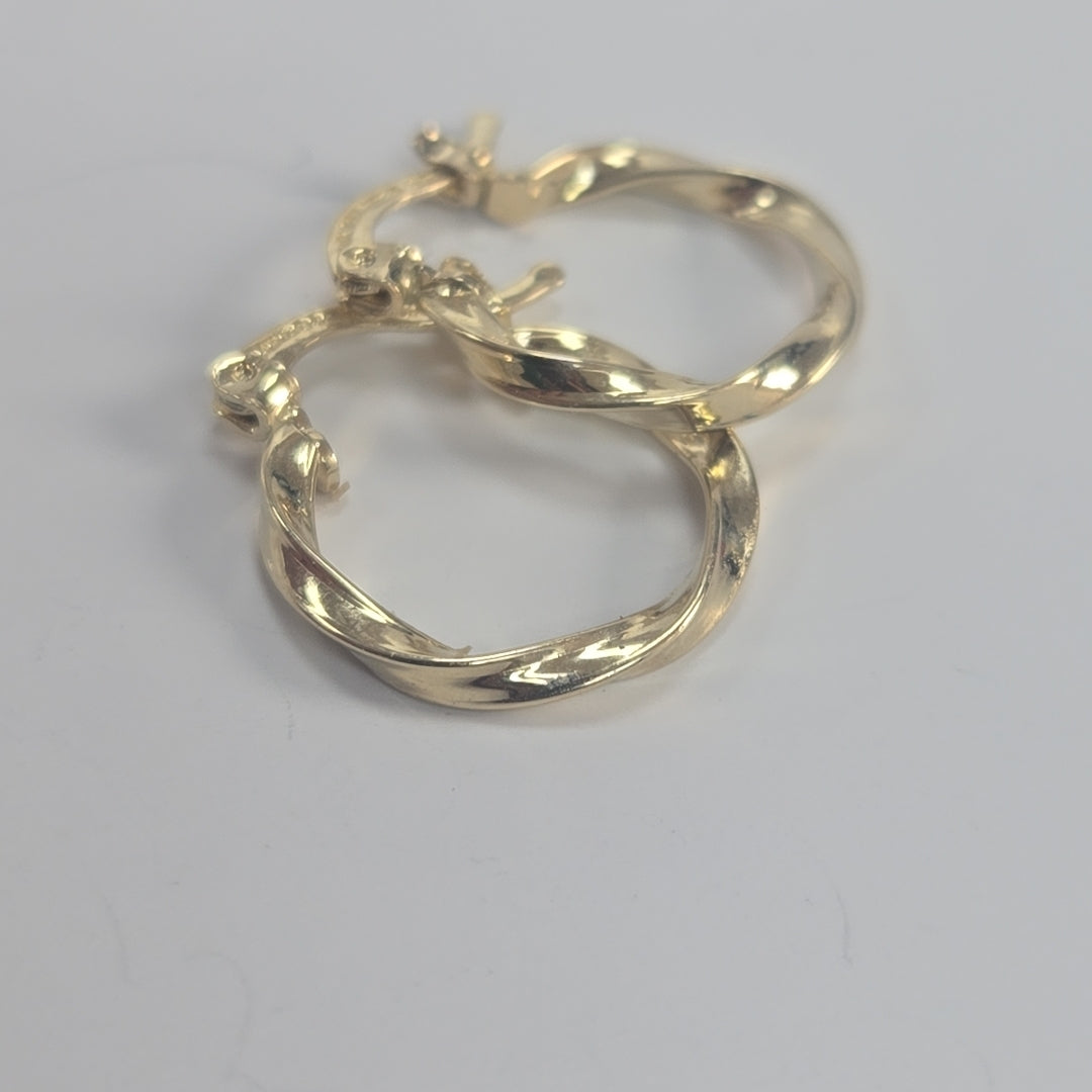 ARETES ARRACADAS TORZAL 14K 1.1 GR (NUEVO)