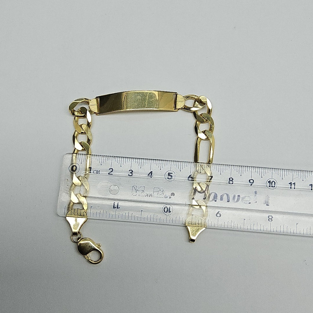 PULSERA ESCLAVA 3X1 14K 21 CM 28.6 GR (NUEVO)