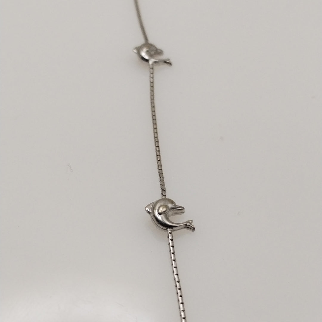 PULSERA ORO BLANCO 14 K 1,90 GRMS (SEMINUEVO)