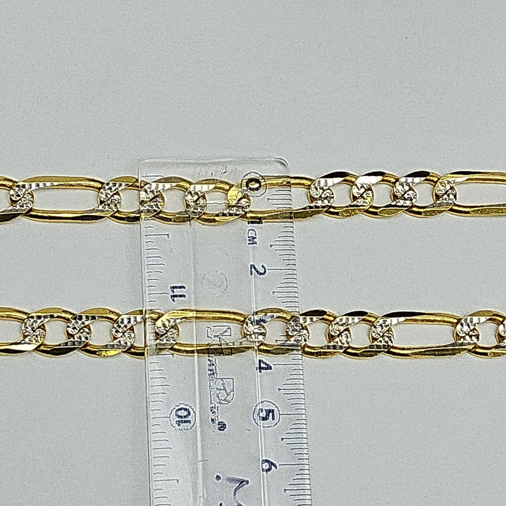 CADENA 3X1 DIAMANTADA 14K 65 CM 87.1 GR (NUEVO)