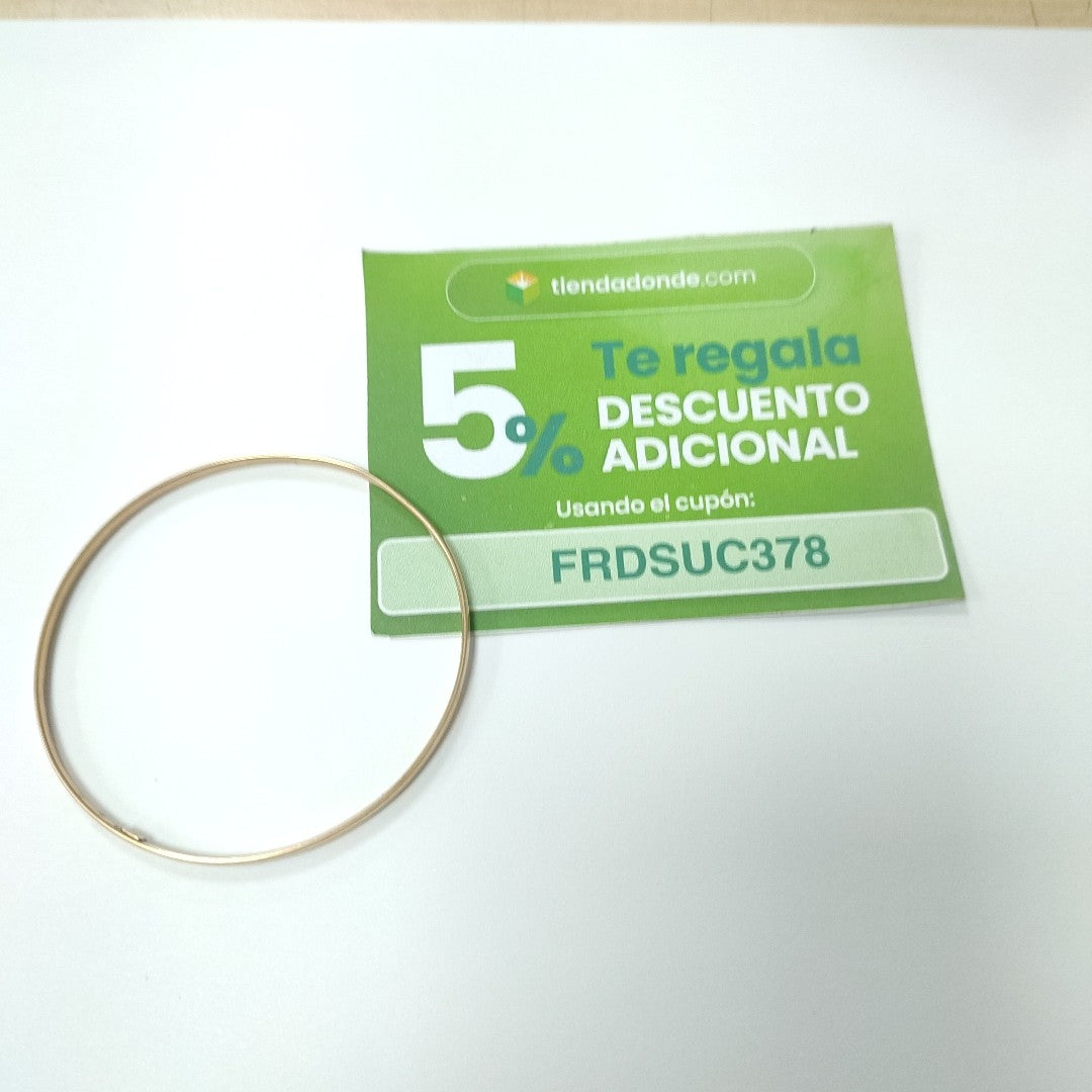 PULSERA RIGIDA ORO 14 K 4.6 GRMS (SEMINUEVO)
