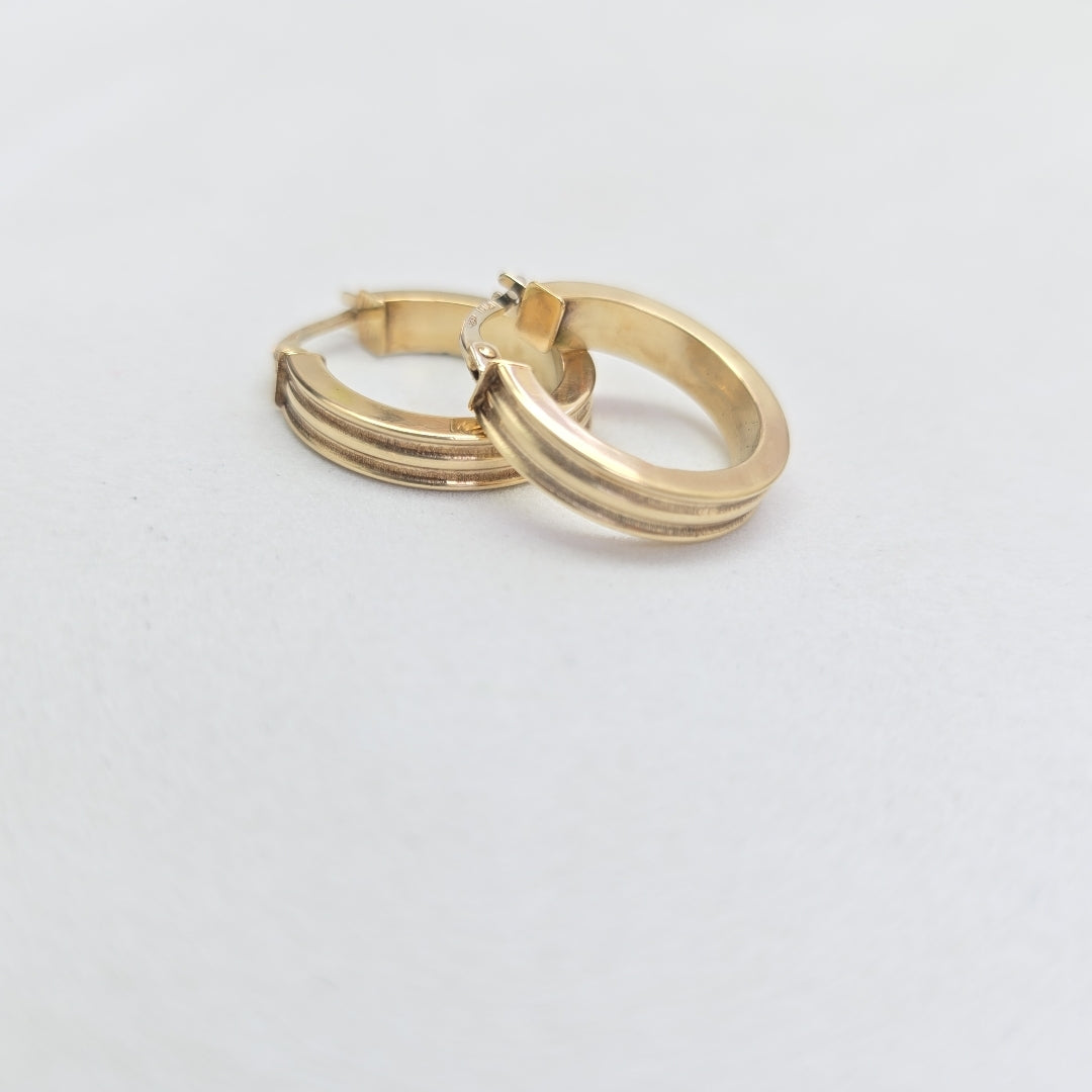 ARRACADAS PAR ORO 14 K 2.1 GRMS (SEMINUEVO)