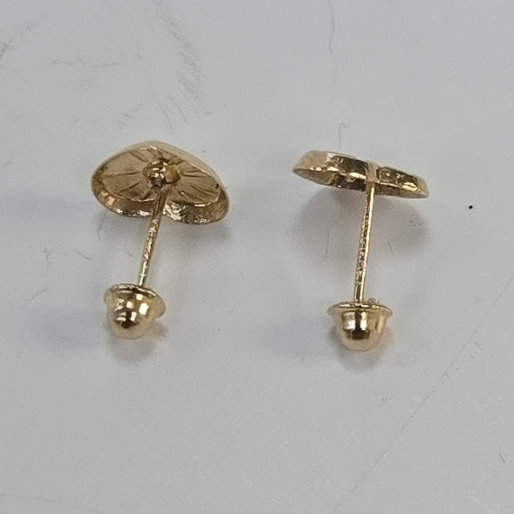 BROQUELES BROQUEL FIG CORAZON C CIRCONIA 14K 0.2603 GR (NUEVO)
