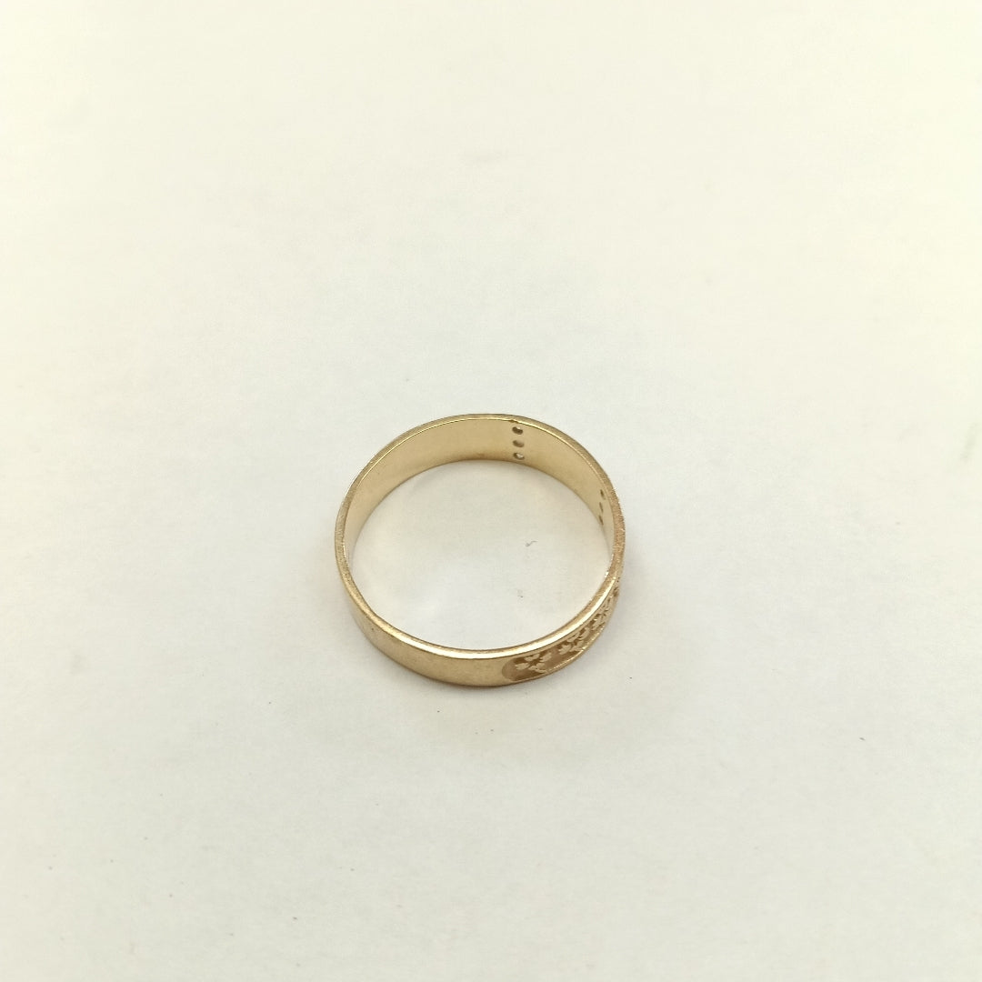 ARGOLLA DE LA SUERTE ORO 14 K 2.6 GRMS (SEMINUEVO)