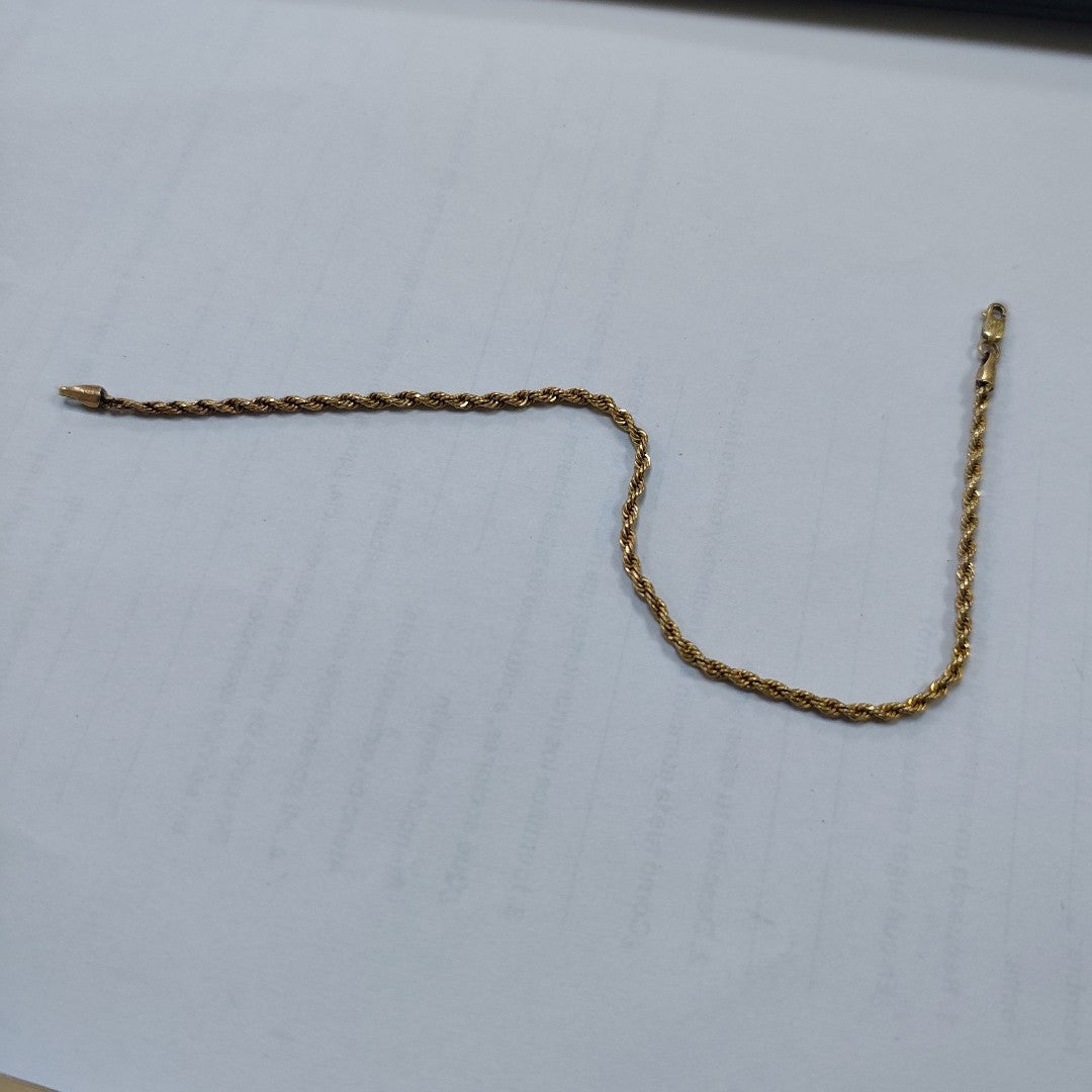 PULSERA ORO 14 K 2.1 GRMS (SEMINUEVO)