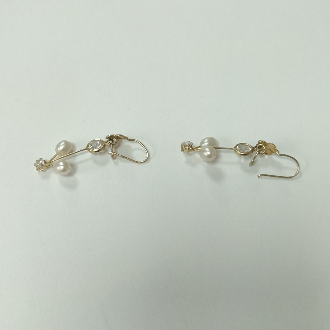 ARETES PAR ORO 10 K 1.8 GRMS (SEMINUEVO)