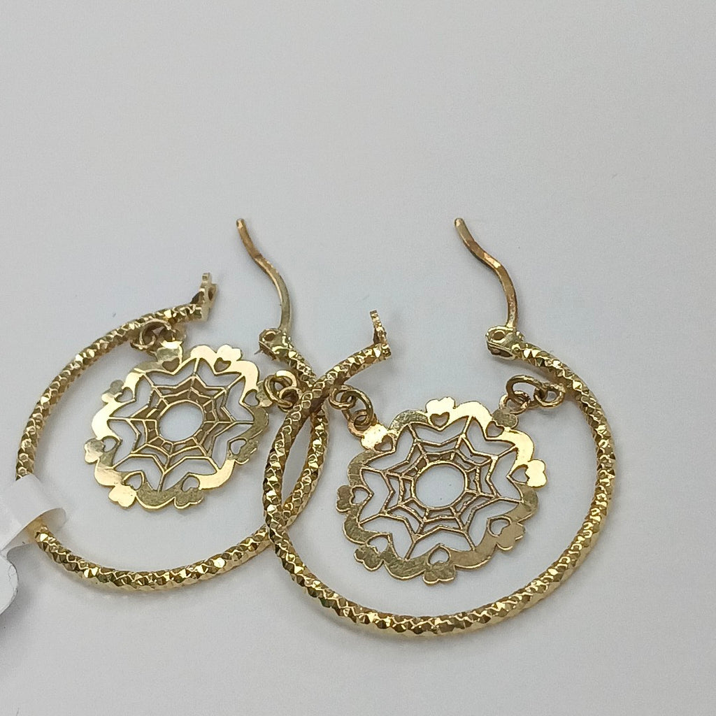 ARRACADAS PAR ORO 10 K 3.3 GRMS (SEMINUEVO)