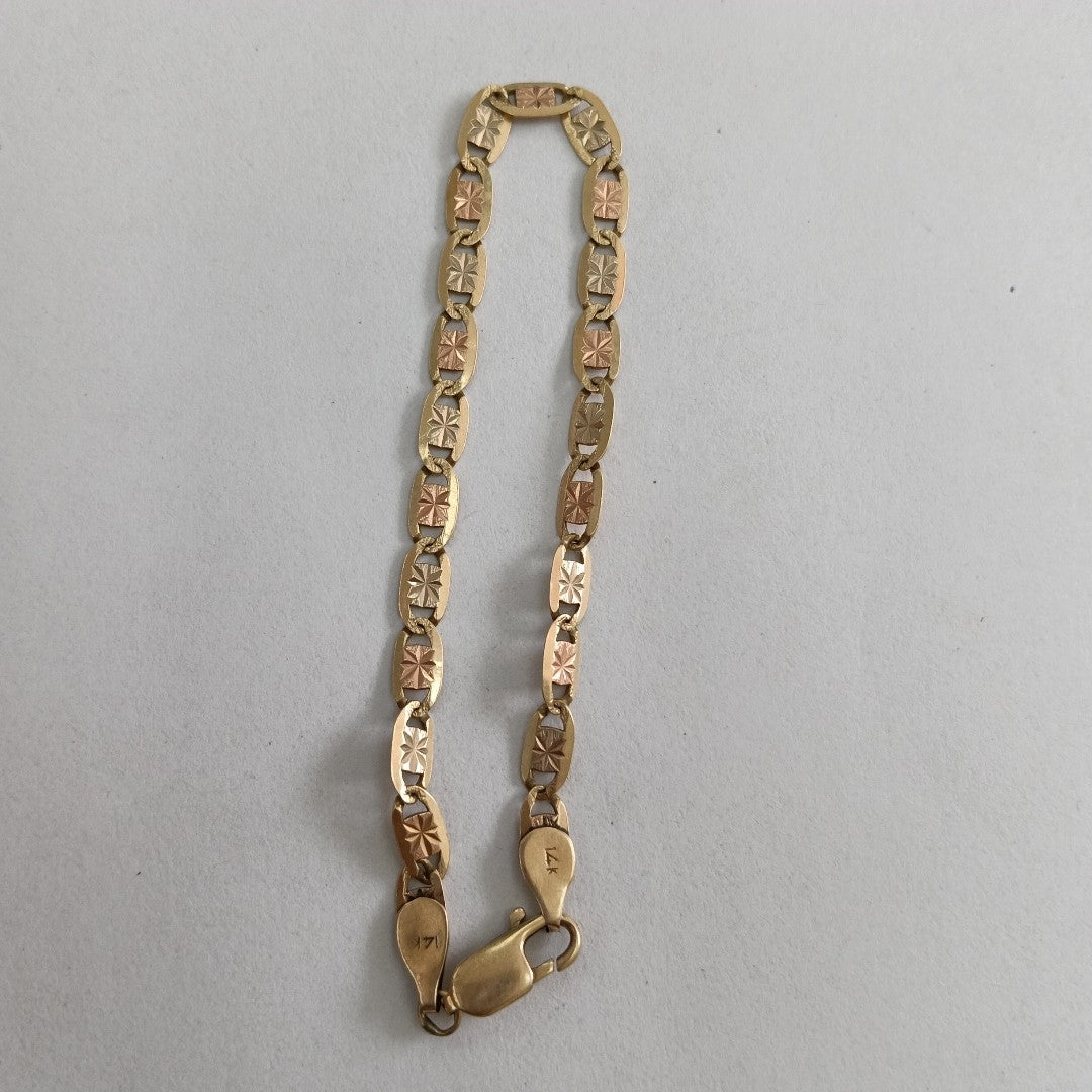 PULSERA ORO 14 K 5.4 GRMS (SEMINUEVO)