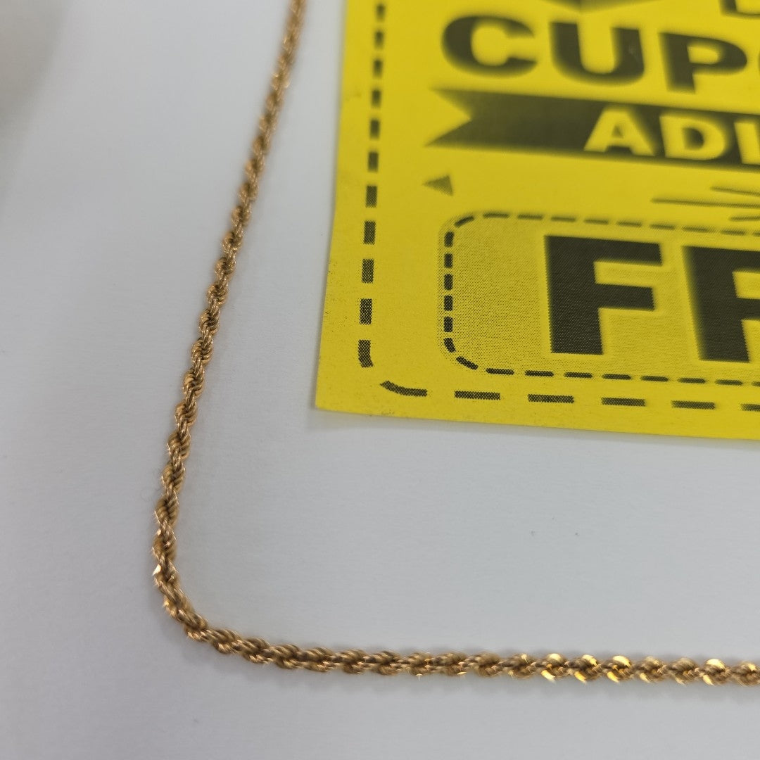 CADENA ORO 14 K 3,00 GRMS (SEMINUEVO)