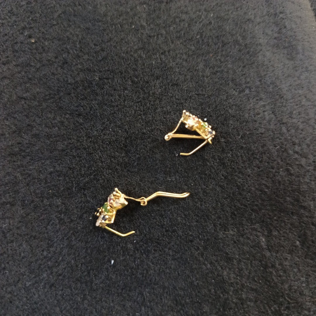 ARETES PAR ORO 14 K 2.9 GRMS (SEMINUEVO)