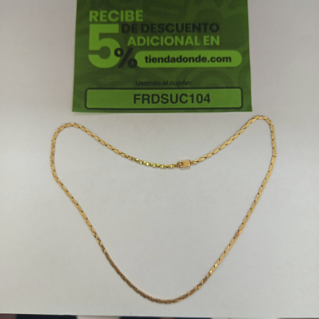 CADENA ORO 14 K 11,10 GRMS (SEMINUEVO)