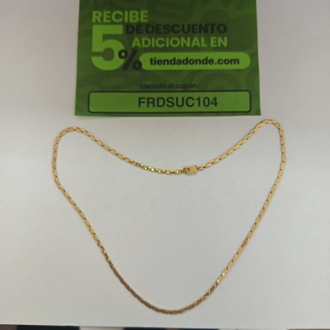 CADENA ORO 14 K 11,10 GRMS (SEMINUEVO)