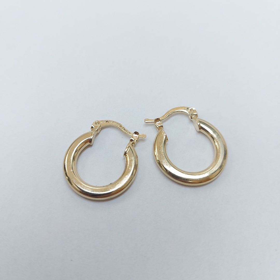 ARETES ARRACADAS 14K 1.6 GR (NUEVO)