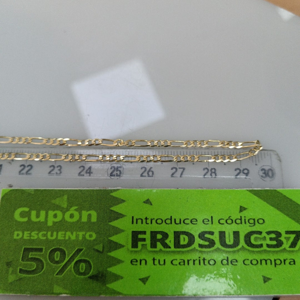CADENA 3X1 14K 60 CM 5.1 GR (NUEVO)