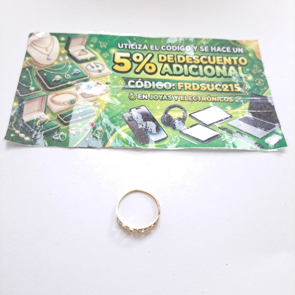 ANILLITO ORO 10 K 0.7 GRMS (SEMINUEVO)